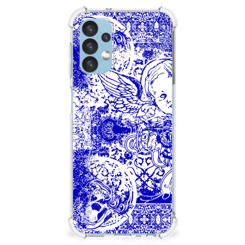 Extreme Case Samsung Galaxy A13 (4G) Angel Skull Blauw B2C Telecom