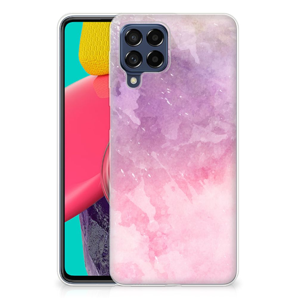 Hoesje maken Samsung Galaxy M53 Pink Purple Paint