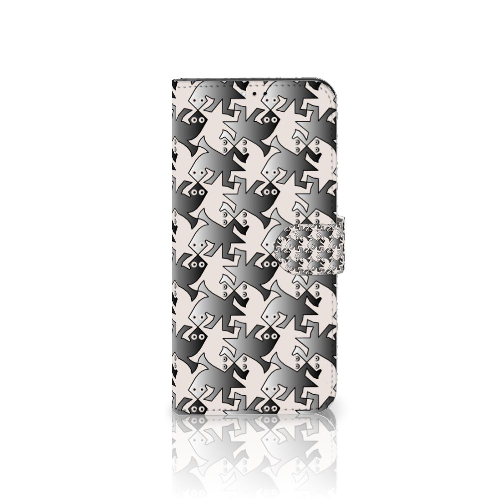 Samsung Galaxy A23 Telefoonhoesje met Pasjes Salamander Grey