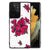 Samsung Galaxy S21 Ultra Bloemen Hoesje Blossom Red