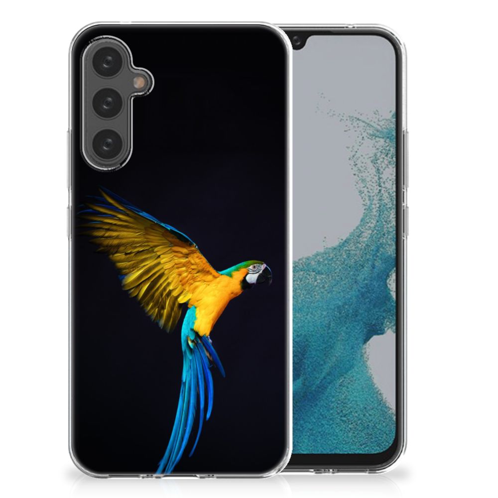 Samsung Galaxy A34 TPU Hoesje Papegaai