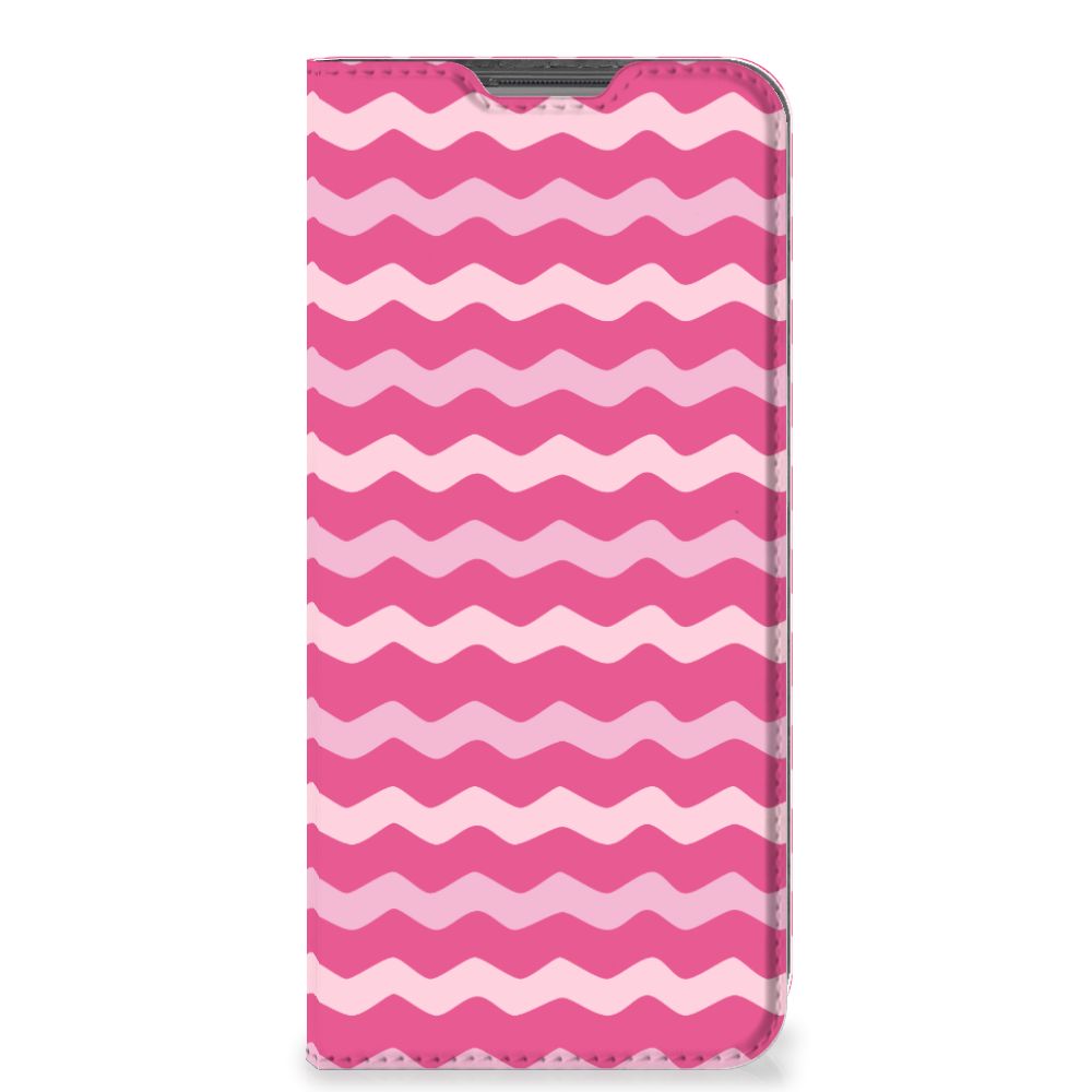 OPPO A96 | A76 Hoesje met Magneet Waves Pink - B2C Telecom