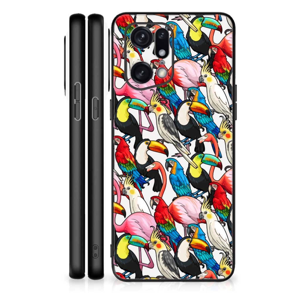 OPPO Find X5 Pro Dierenprint Telefoonhoesje Birds B2C Telecom