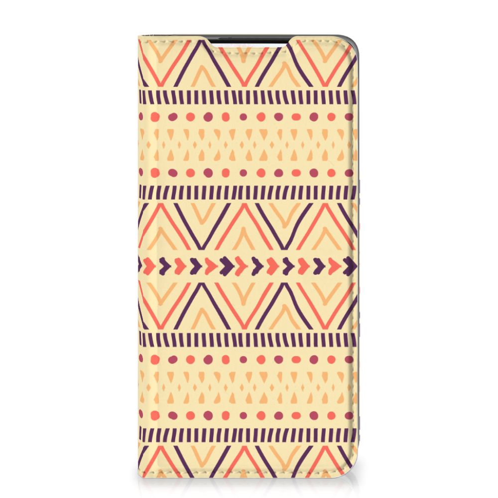 Samsung Galaxy S21 Hoesje met Magneet Aztec Yellow - B2C Telecom