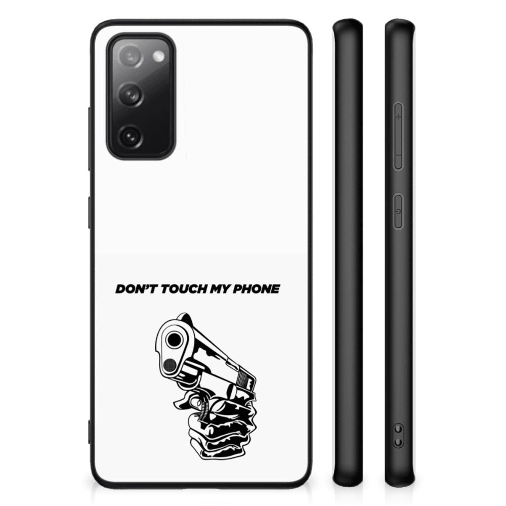 Samsung Galaxy S20 FE Telefoon Hoesje Gun Don't Touch My Phone B2C Telecom