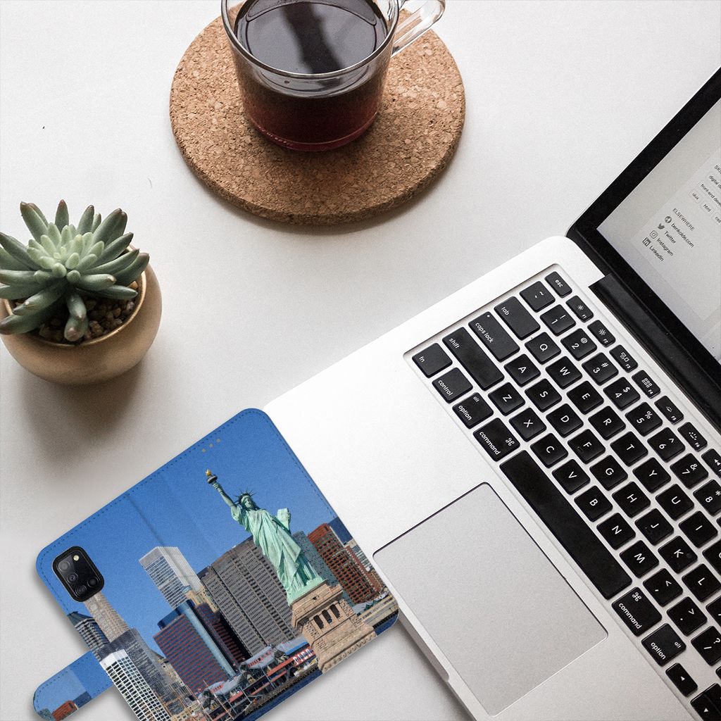 Samsung Galaxy A31 Flip Cover Vrijheidsbeeld