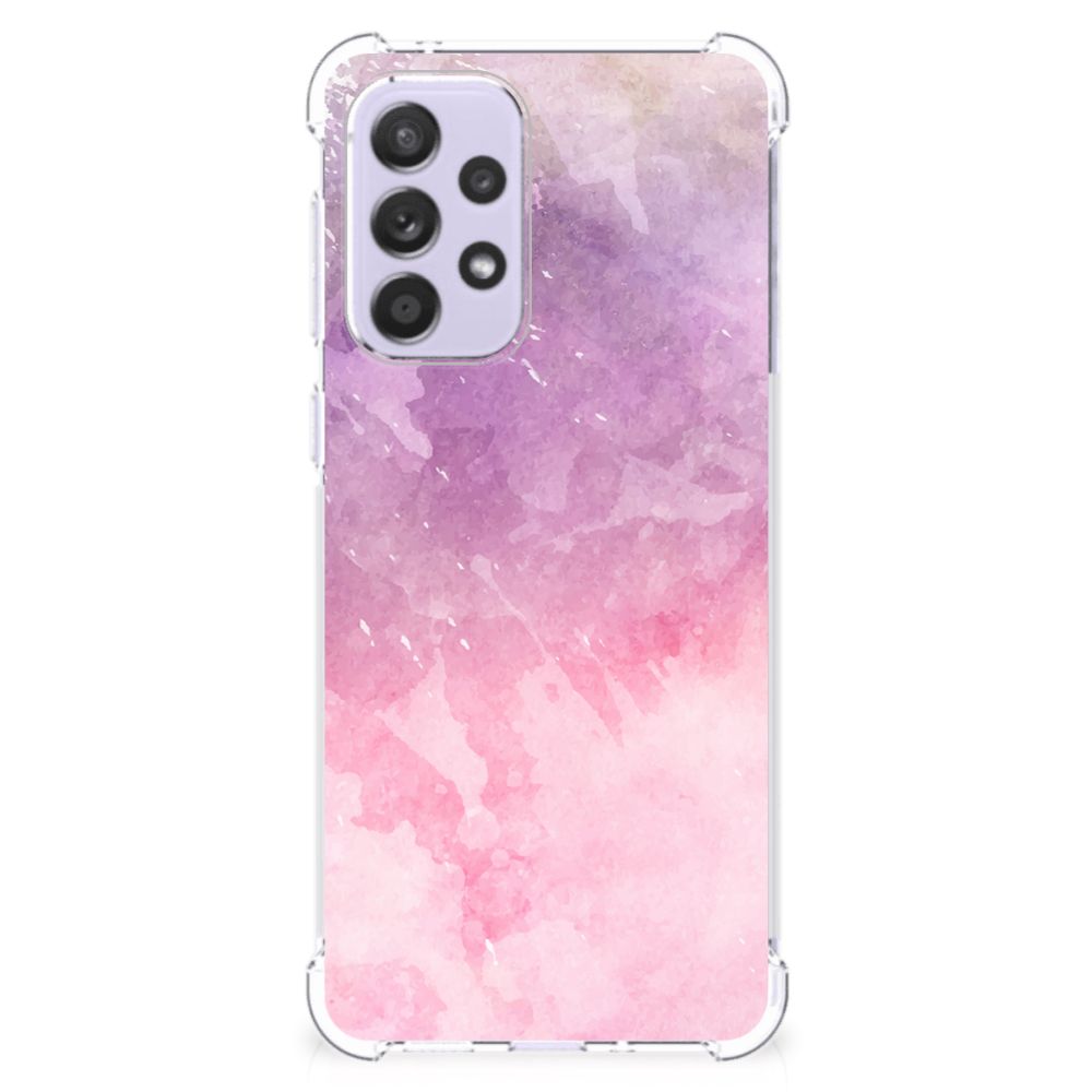 Back Cover Samsung Galaxy A33 Pink Purple Paint B2C Telecom