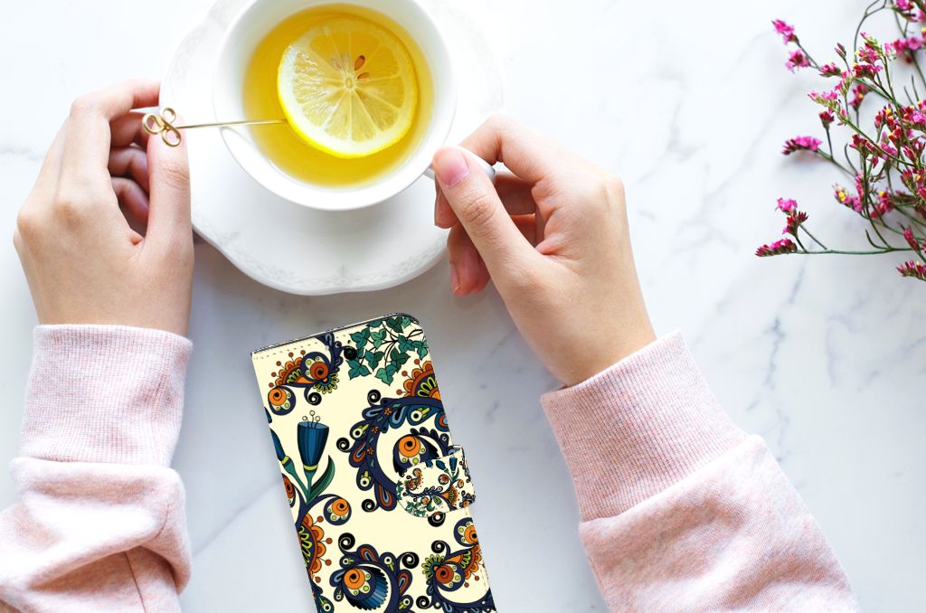 Wallet Case Samsung Galaxy A03 Barok Flower