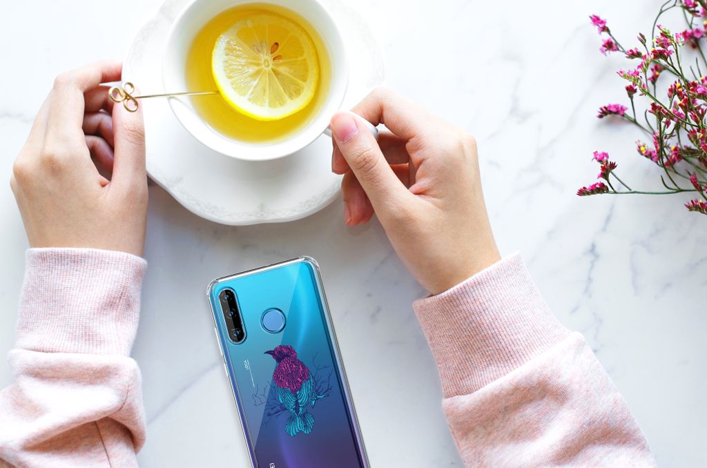 Huawei P30 Lite Stevig Bumper Hoesje Merel