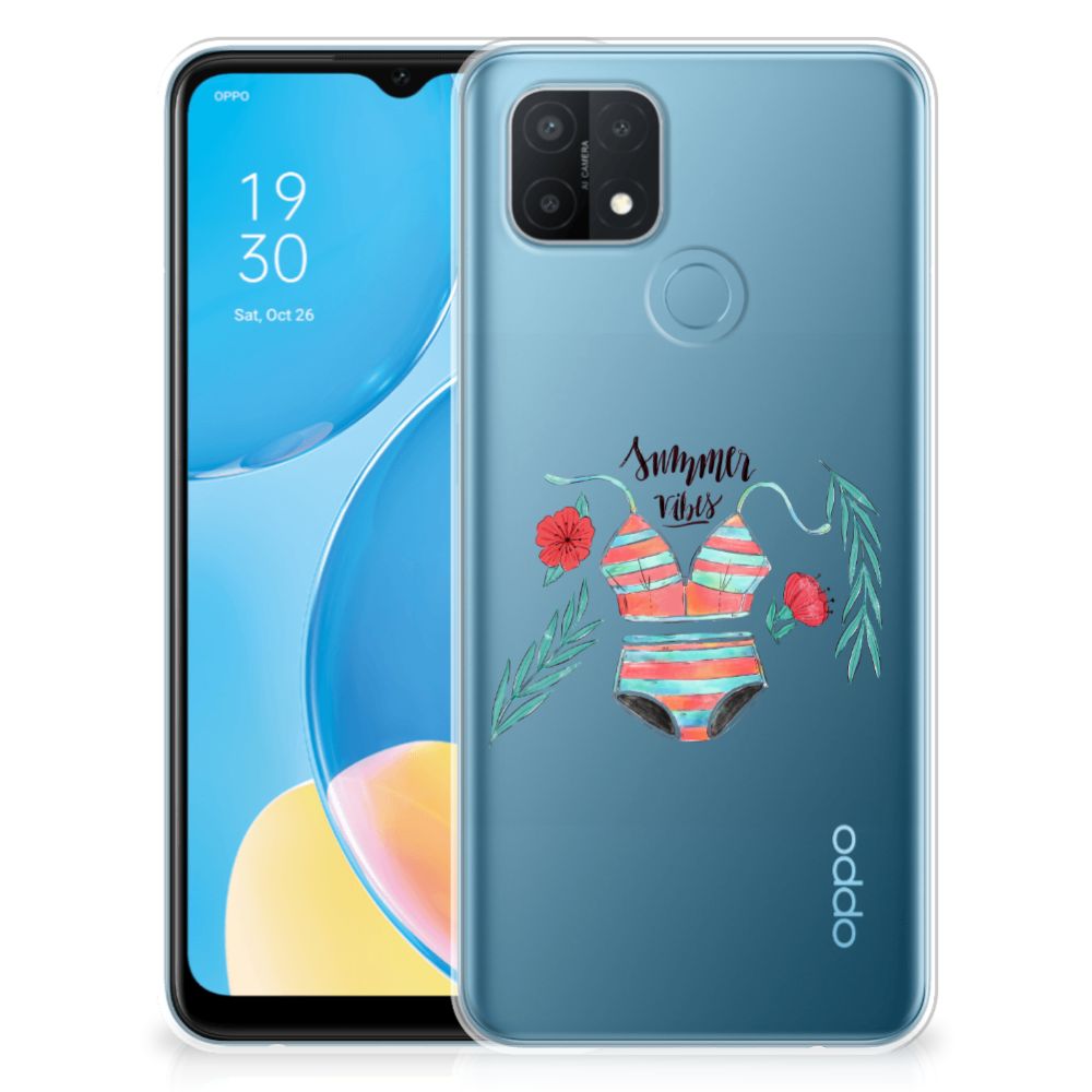 OPPO A15 Telefoonhoesje met Naam Boho Summer B2C Telecom