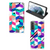 Samsung Galaxy S21 FE Stand Case Blokken Kleurrijk - B2C Telecom