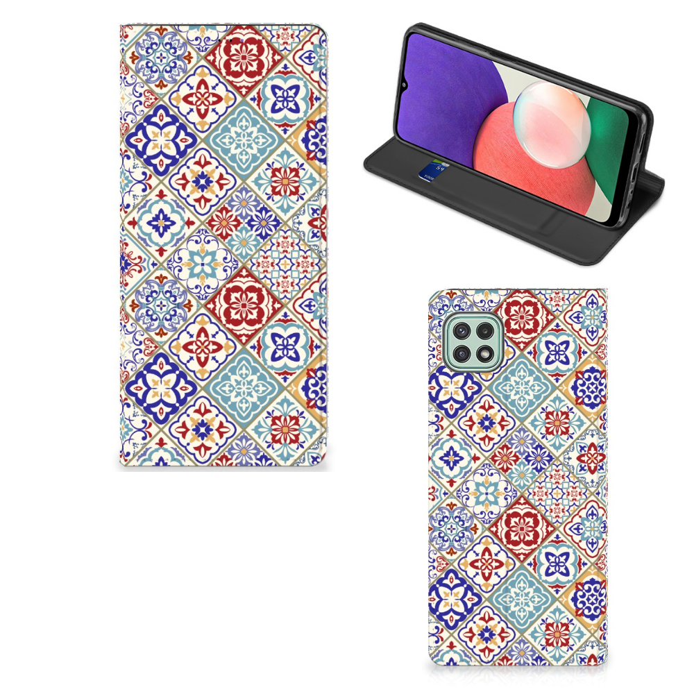 Samsung Galaxy A22 5G Standcase Tiles Color - B2C Telecom