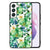 Samsung Galaxy S22 Bloemen Hoesje Orchidee Groen
