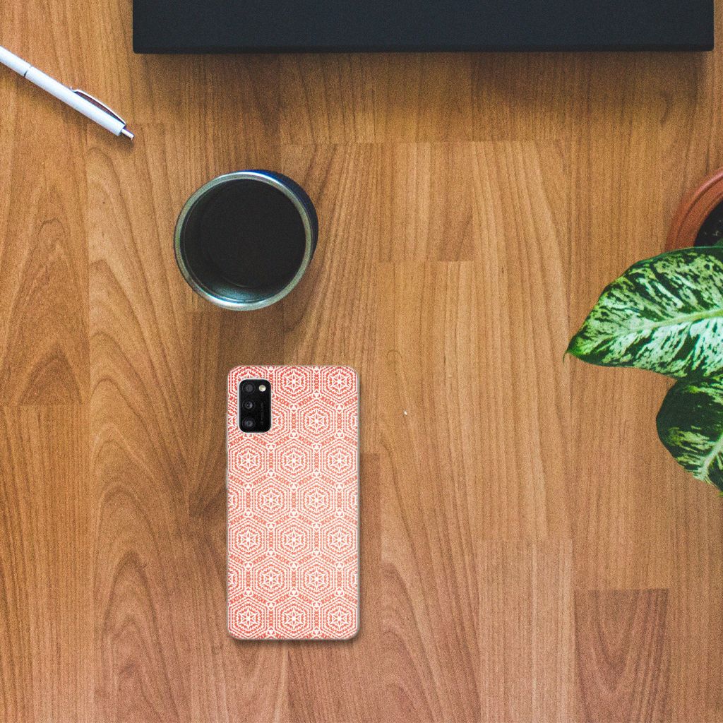 Samsung Galaxy A41 TPU bumper Pattern Orange B2C Telecom