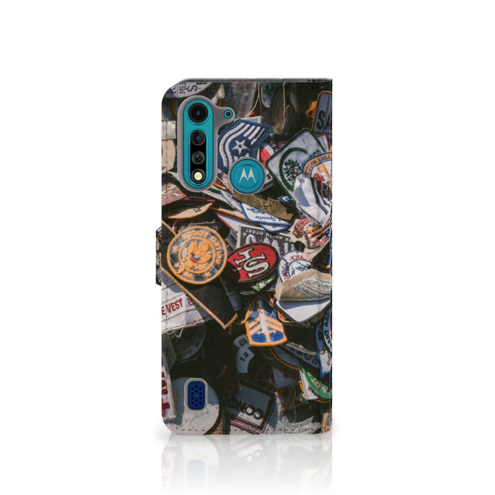 Motorola G8 Power Lite Telefoonhoesje met foto Badges