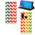 Huawei P30 Lite New Edition Hoesje met Magneet Zigzag Multi Color