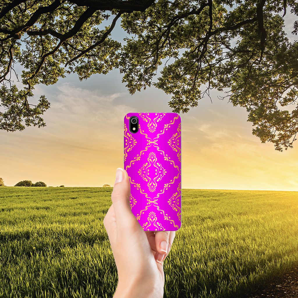 Siliconen Hoesje Xiaomi Redmi 7A Barok Roze