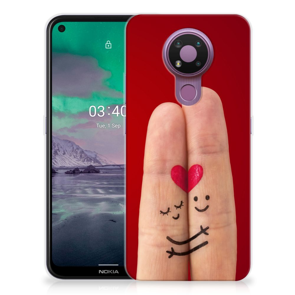 Nokia 3.4 Silicone Back Cover Liefde - Origineel Romantisch Cadeau B2C Telecom