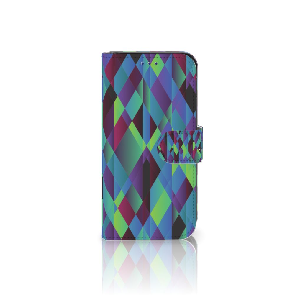 Samsung Galaxy S10e Book Case Abstract Green Blue