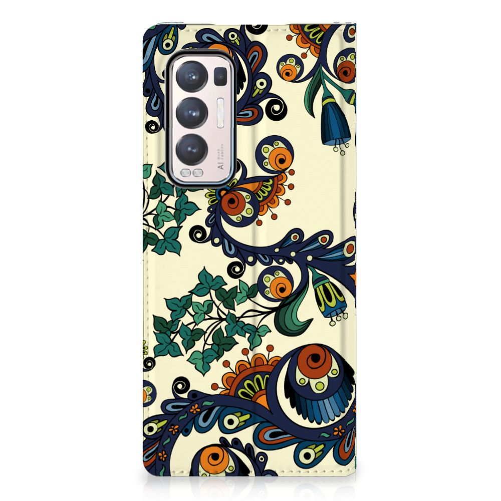 Telefoon Hoesje OPPO Find X3 Neo Barok Flower - B2C Telecom
