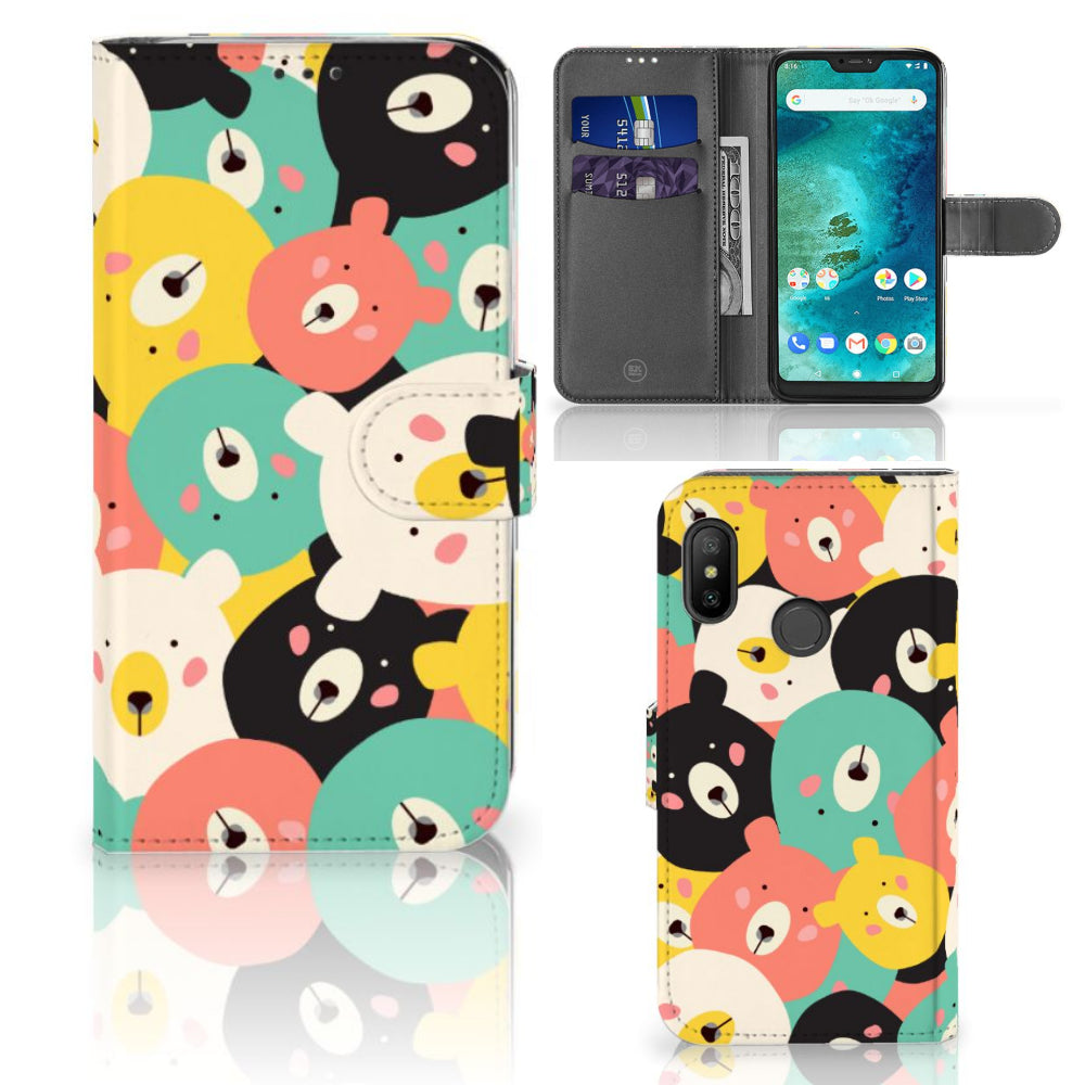 Xiaomi Mi A2 Lite Leuk Hoesje Bears