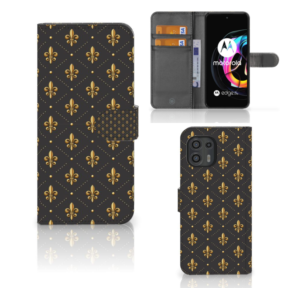 Motorola Edge 20 Lite Telefoon Hoesje Franse Lelie
