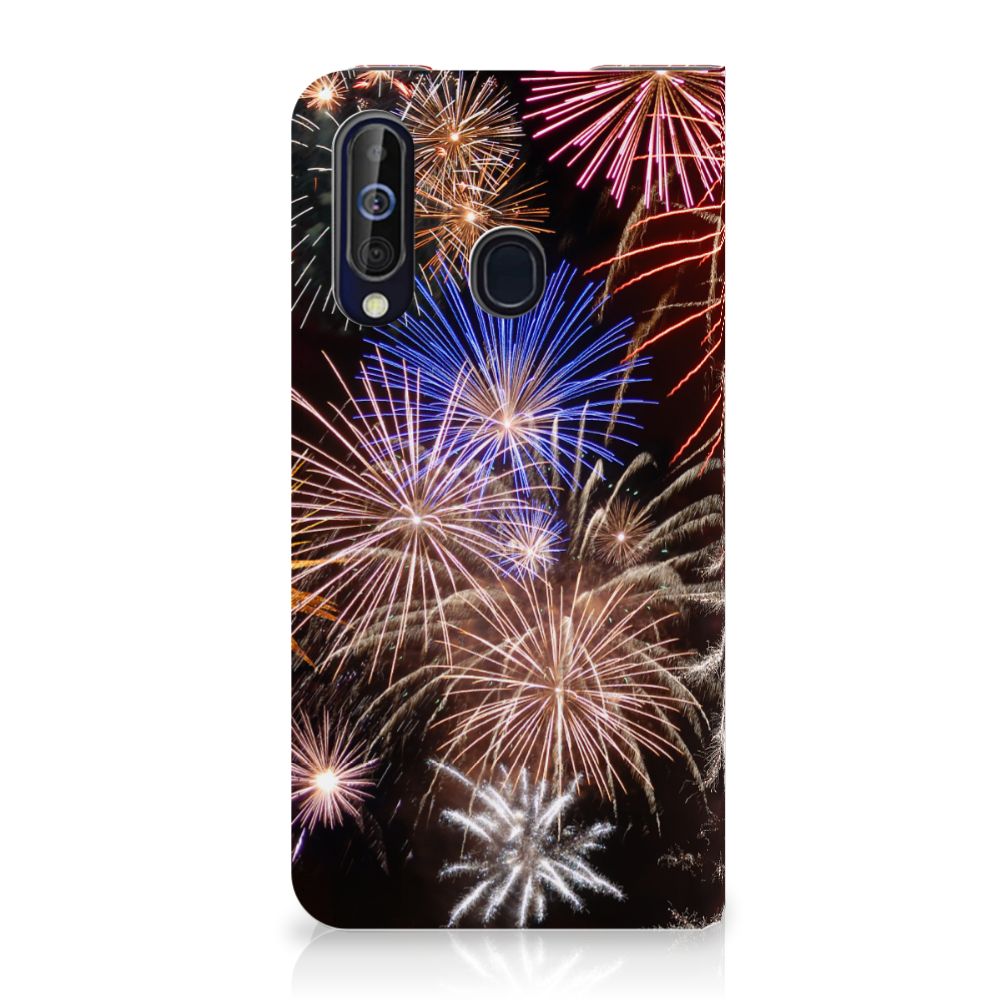 Samsung Galaxy A60 Hippe Standcase Vuurwerk