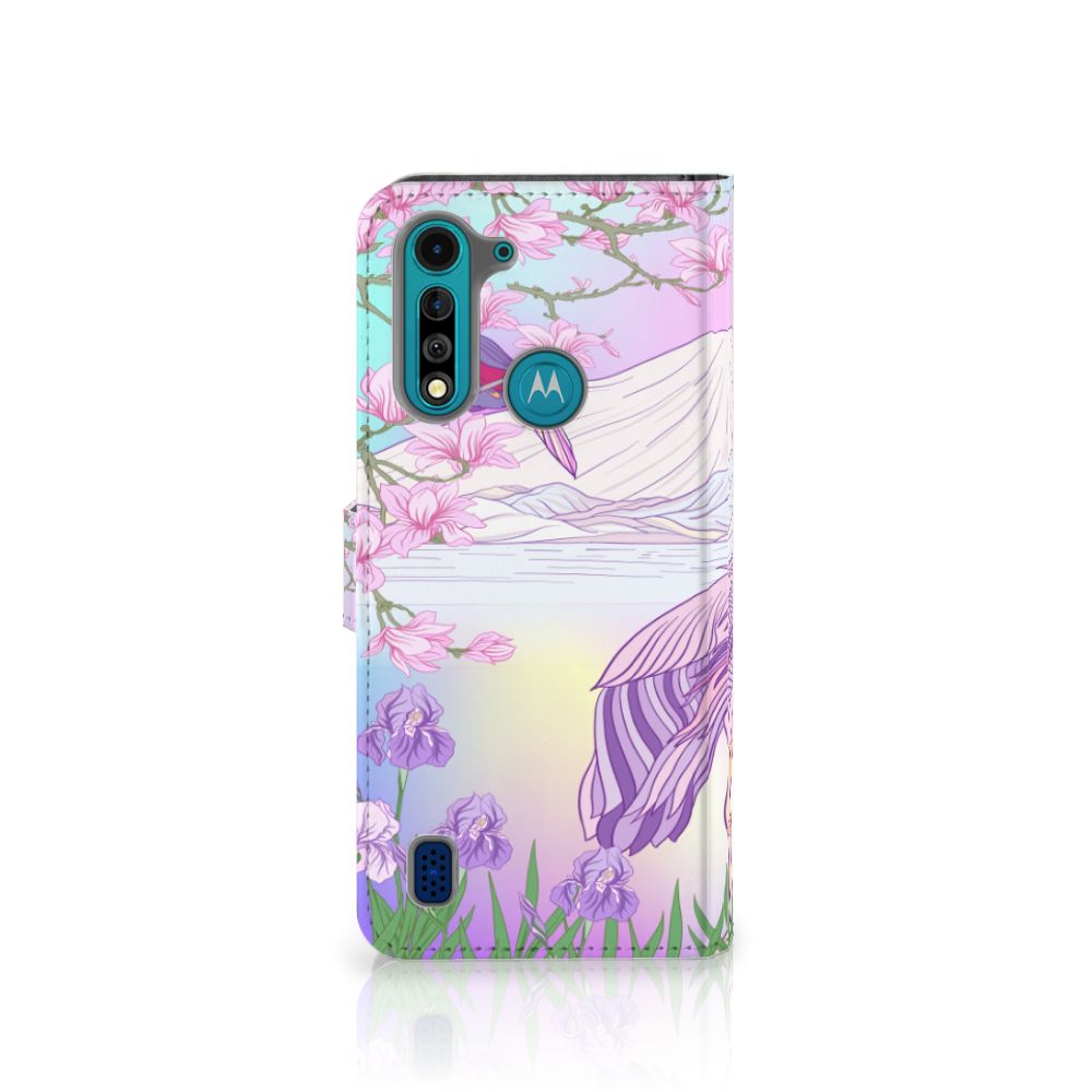 Motorola G8 Power Lite Telefoonhoesje met Pasjes Bird