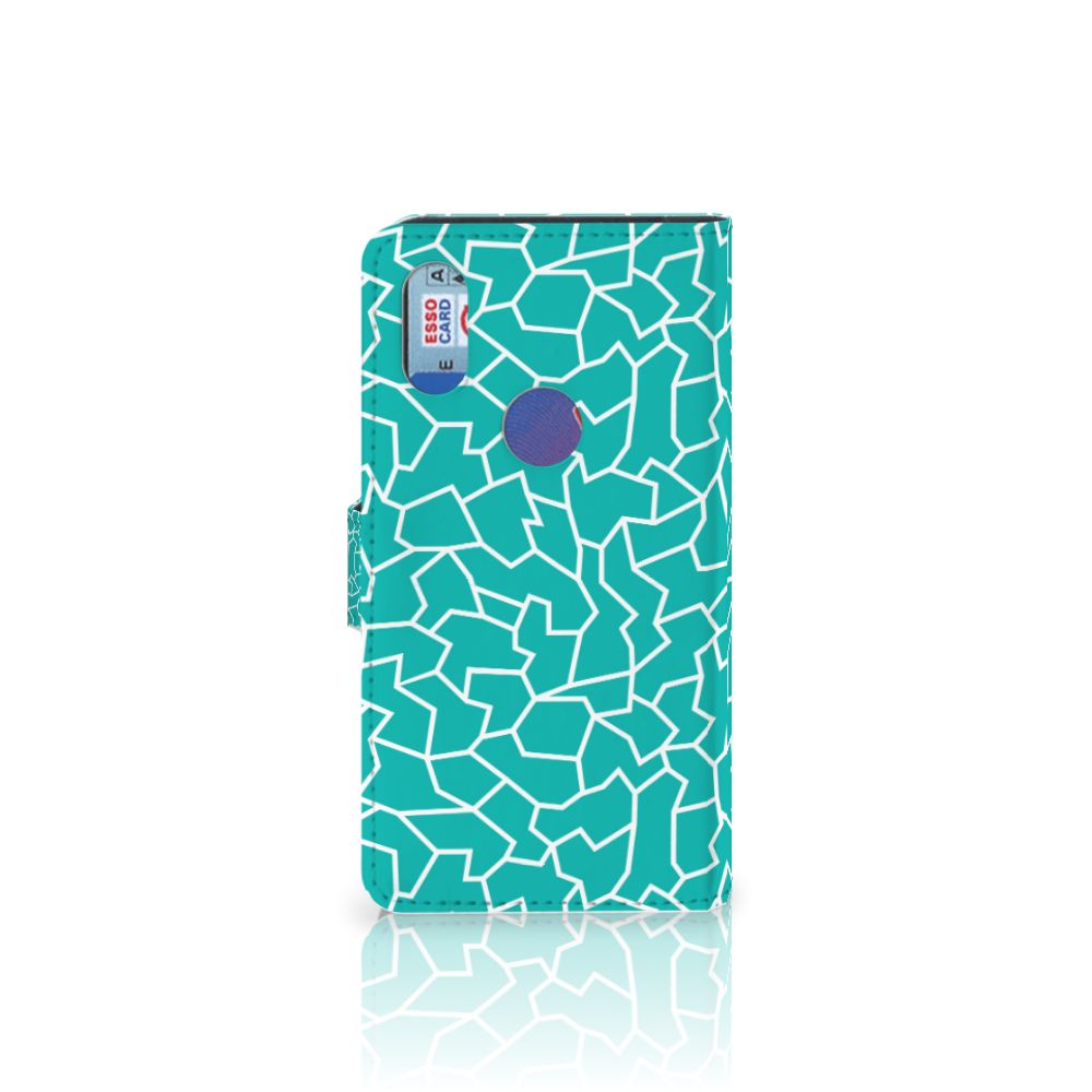 Xiaomi Mi Mix 2s Hoesje Cracks Blue