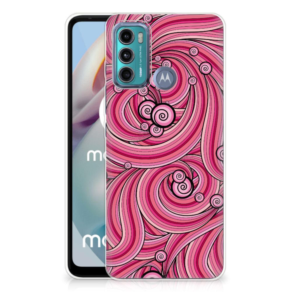 Motorola Moto G60 Hoesje maken Swirl Pink B2C Telecom
