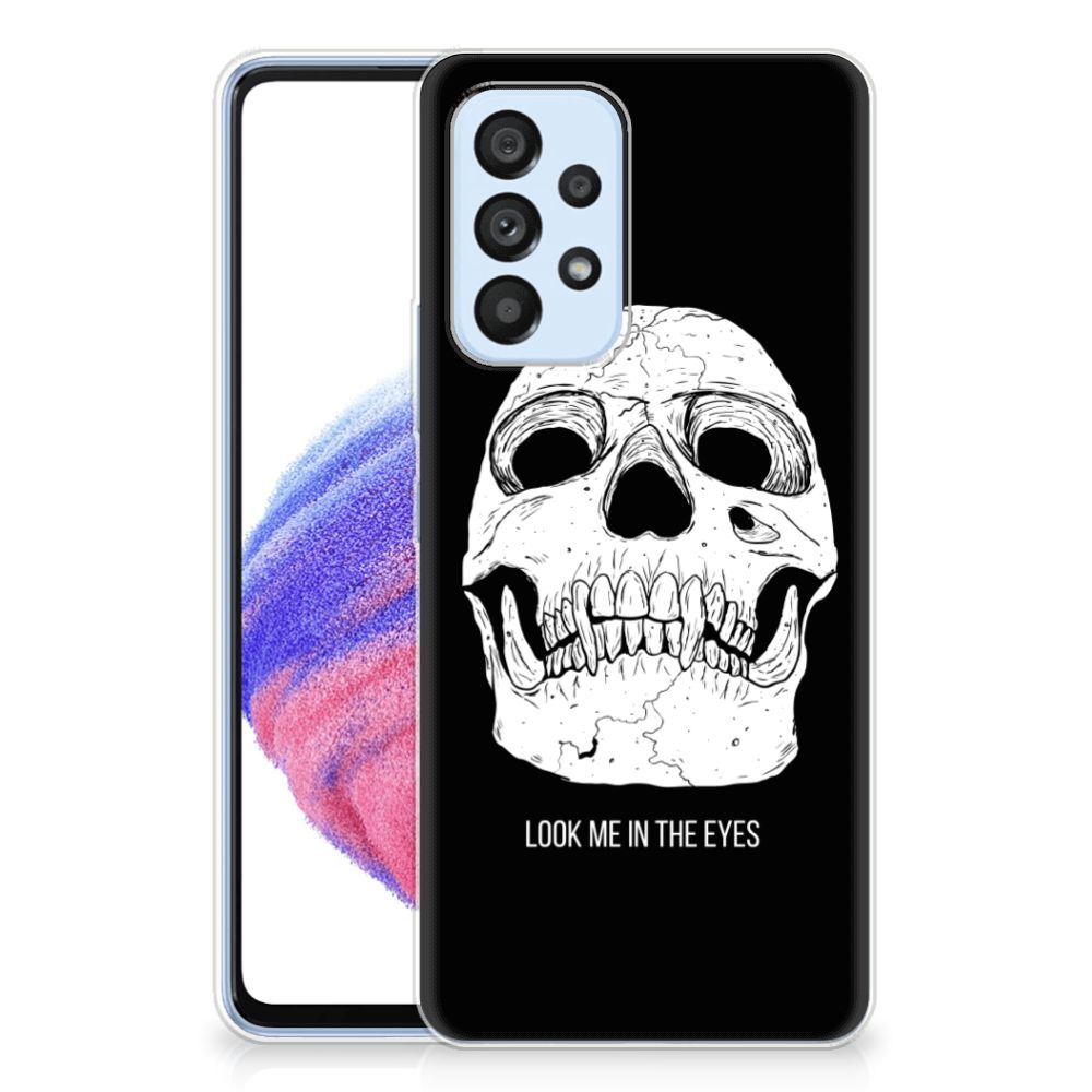 Silicone Back Case Samsung Galaxy A53 5G Skull Eyes