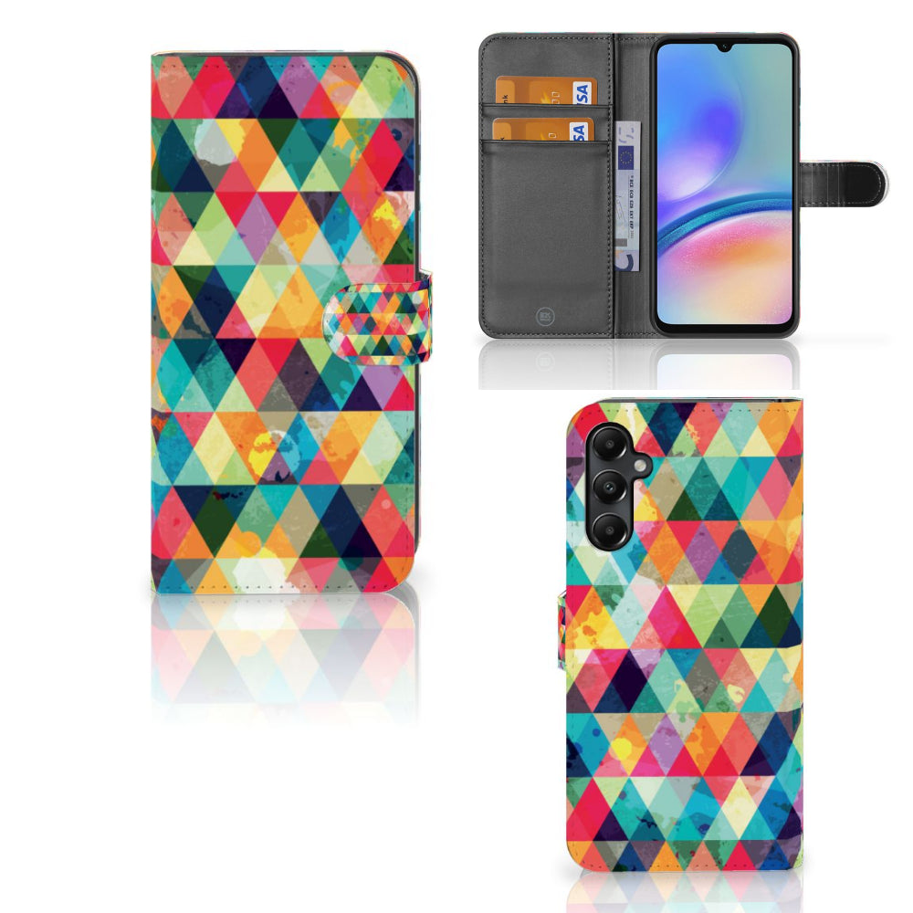 Samsung Galaxy A05s Telefoon Hoesje Geruit