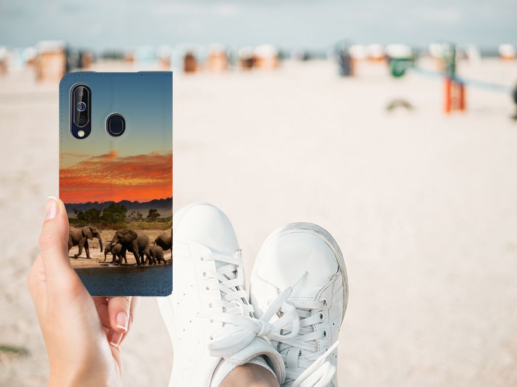 Samsung Galaxy A60 Hoesje maken Olifanten