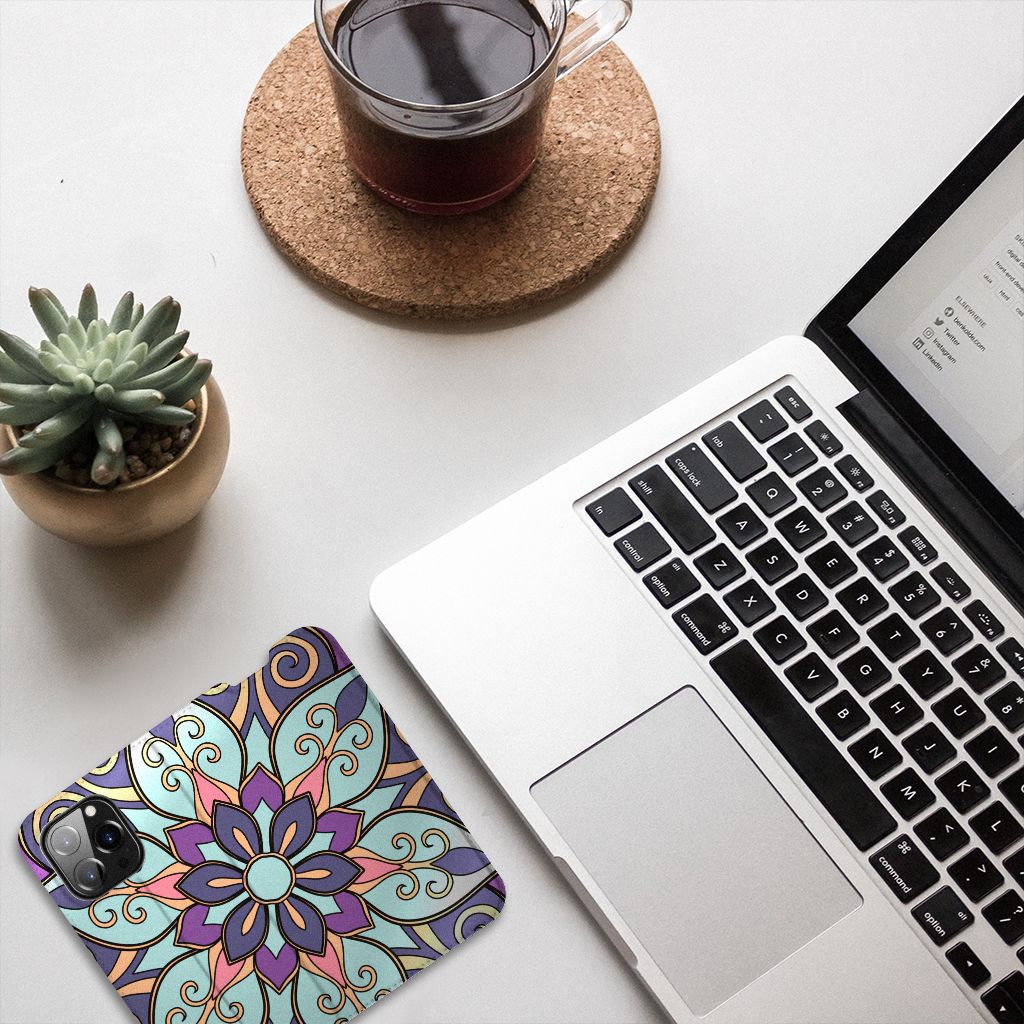 iPhone 14 Pro Smart Cover Purple Flower