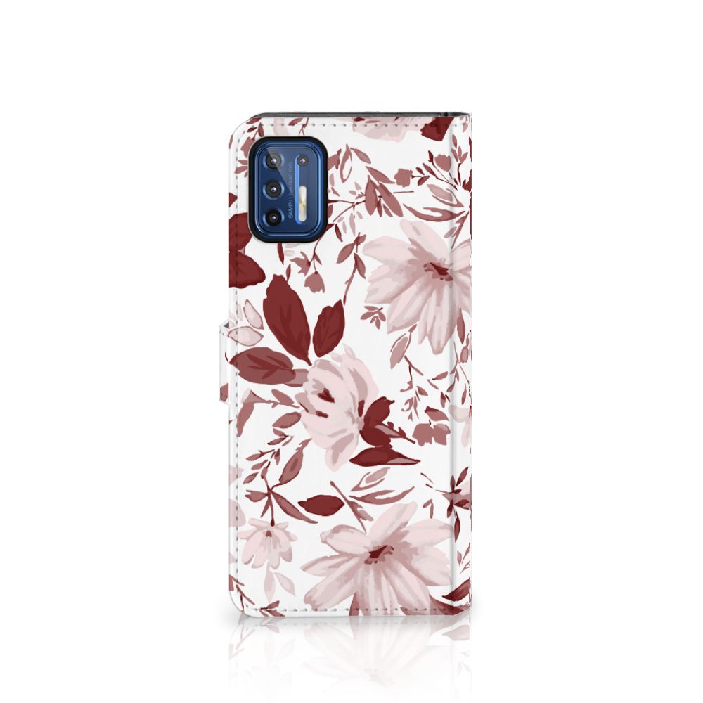Hoesje Motorola Moto G9 Plus Watercolor Flowers