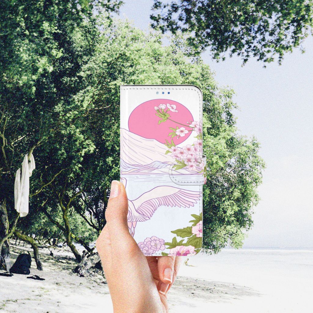 OPPO Find X3 Neo 5G Telefoonhoesje met Pasjes Bird Standing