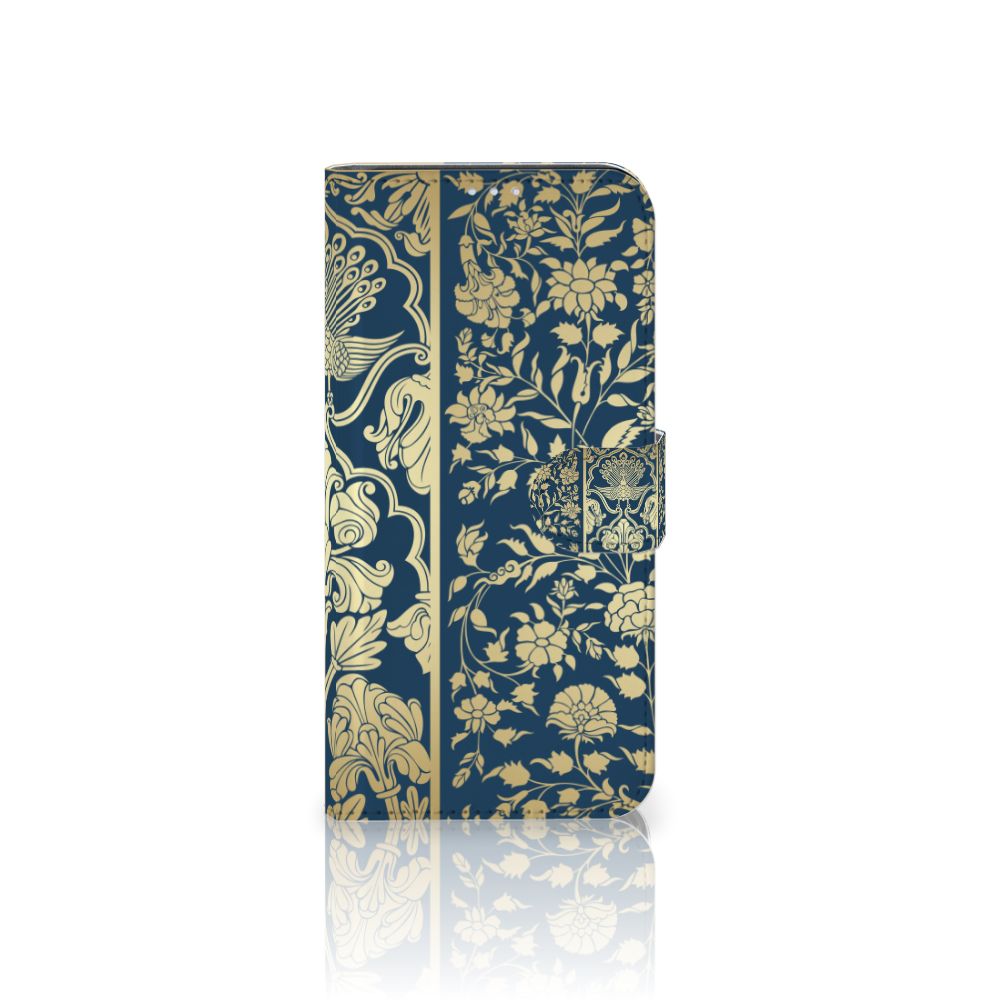 Motorola G8 Power Hoesje Beige Flowers