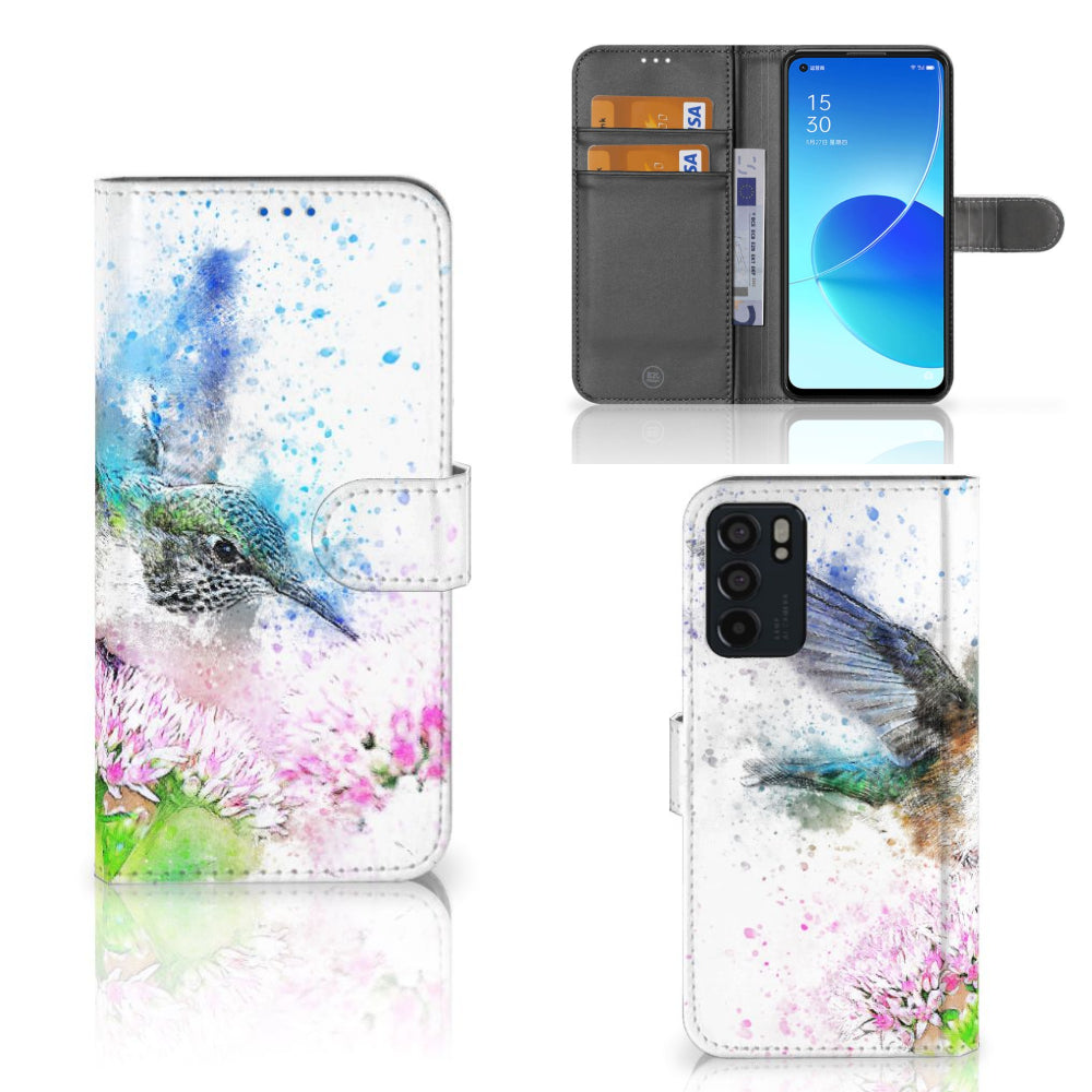 Hoesje OPPO Reno6 5G Vogel