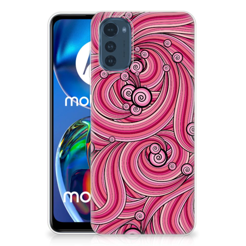Motorola Moto E32/E32s Hoesje maken Swirl Pink B2C Telecom