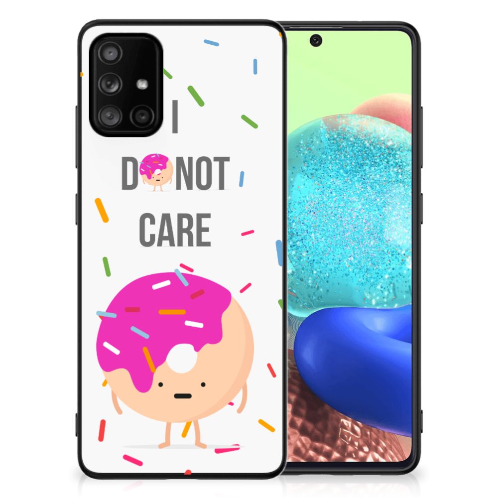 Samsung Galaxy A71 Back Cover Hoesje Donut Roze