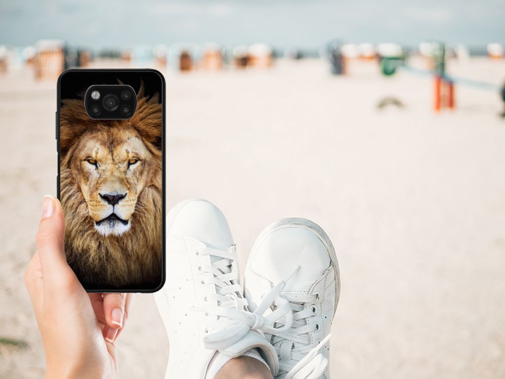 Xiaomi Poco X3 | X3 Pro Dierenprint Telefoonhoesje Leeuw B2C Telecom