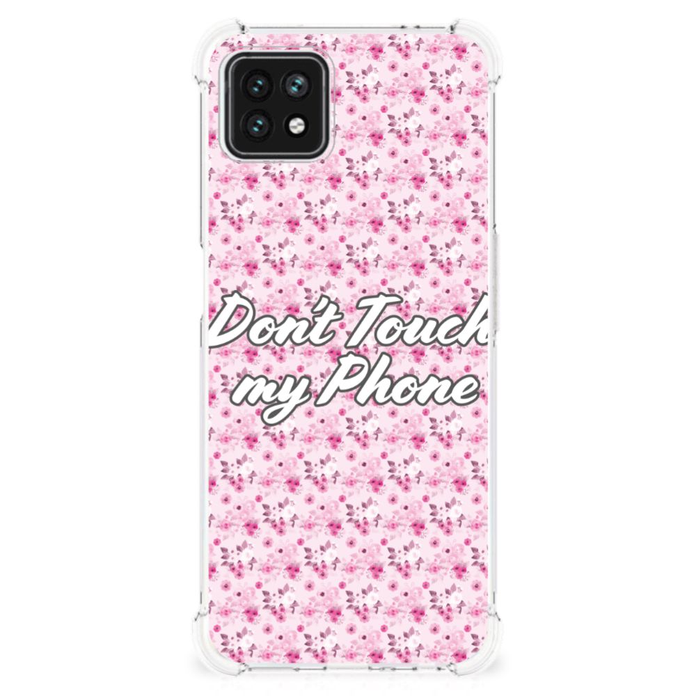 OPPO A53 5G | A73 5G Anti Shock Case Flowers Pink DTMP