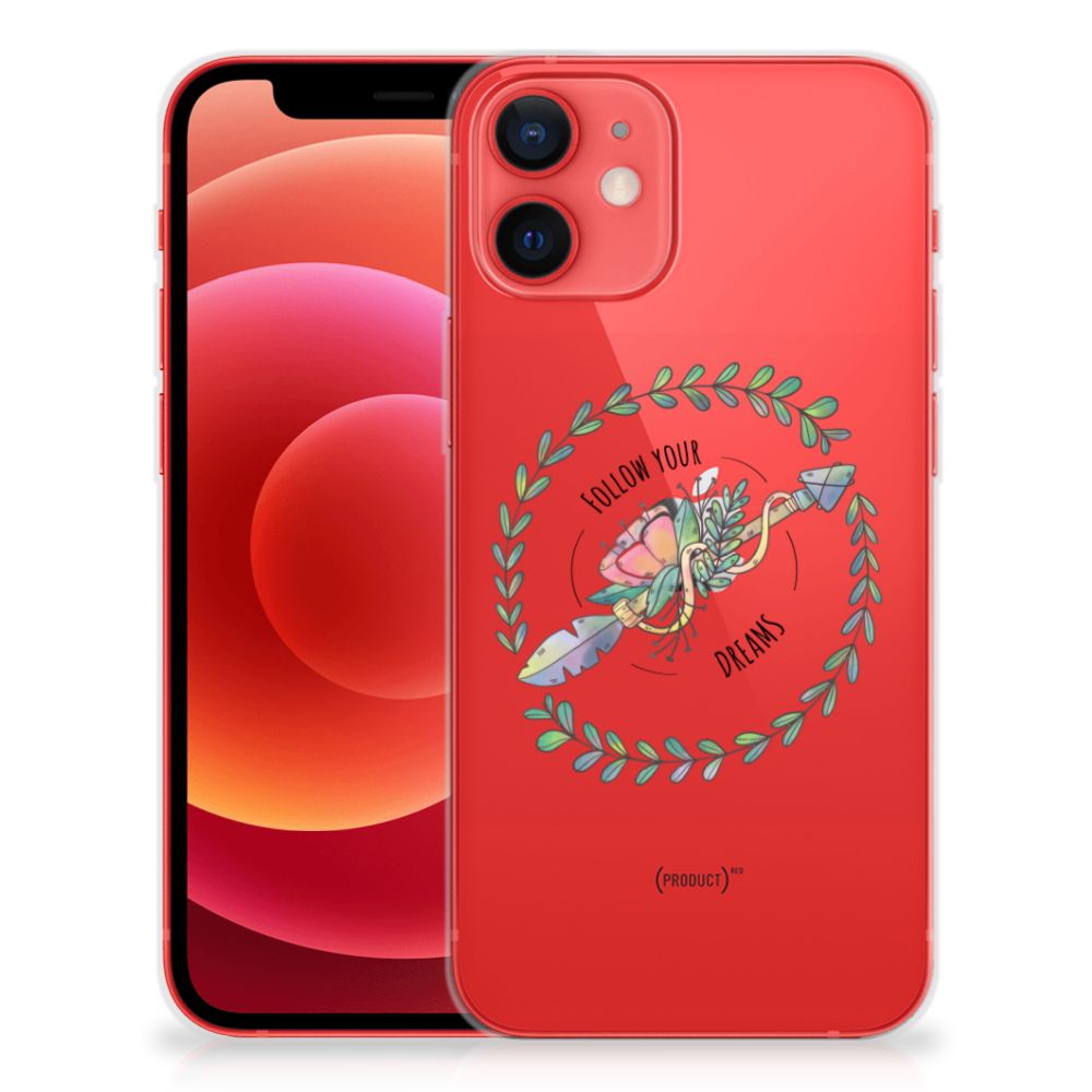 iPhone 12 Mini Telefoonhoesje met Naam Boho Dreams B2C Telecom
