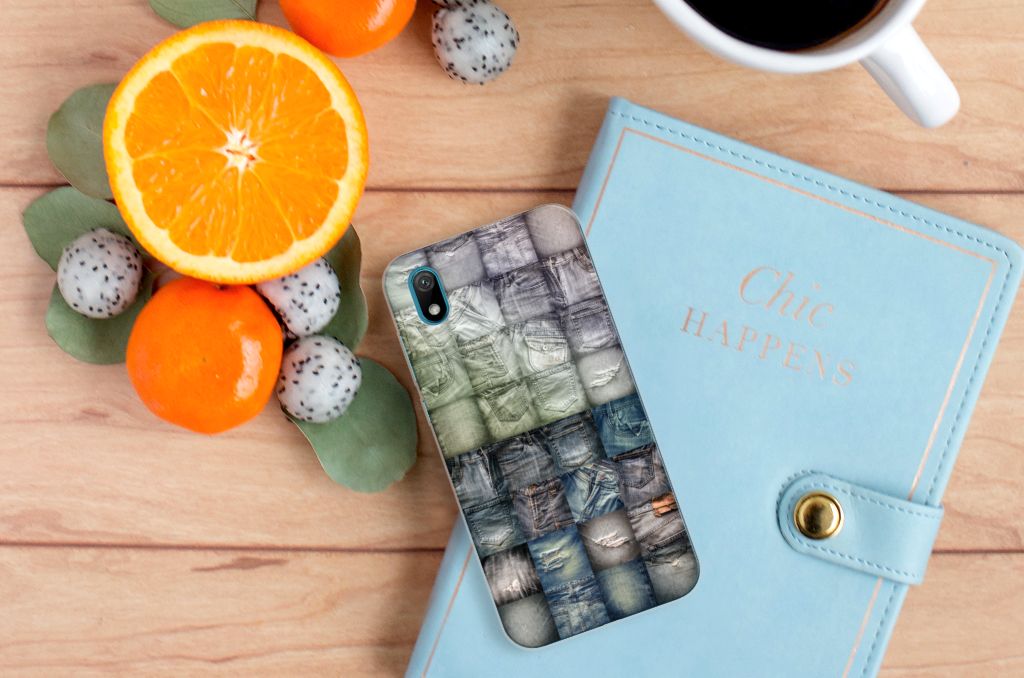 Silicone Back Cover Huawei Y5 (2019) Spijkerbroeken