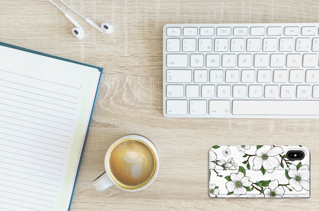 Apple iPhone X | Xs Smart Cover Dogwood Flowers