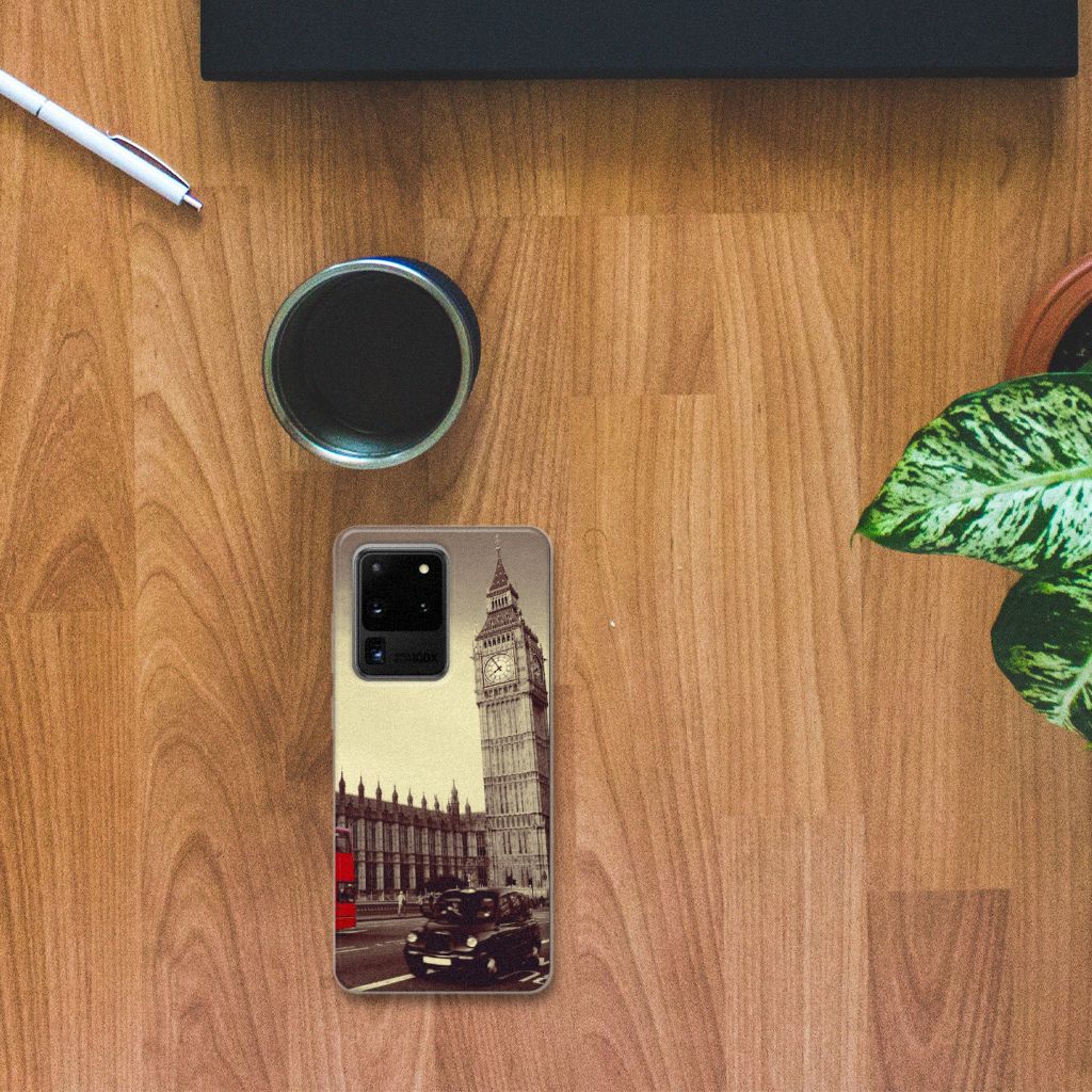 Samsung Galaxy S20 Ultra Siliconen Back Cover Londen B2C Telecom