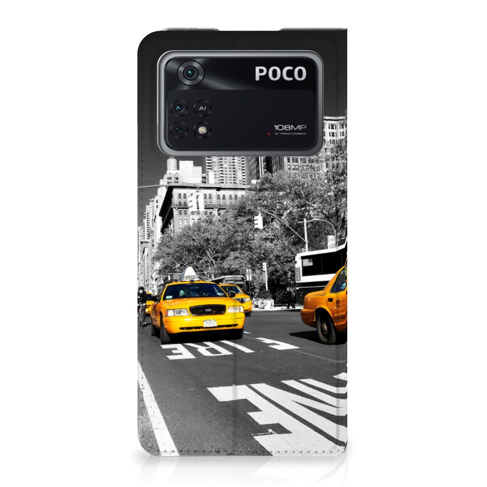 Poco X4 Pro 5G Book Cover New York Taxi - B2C Telecom