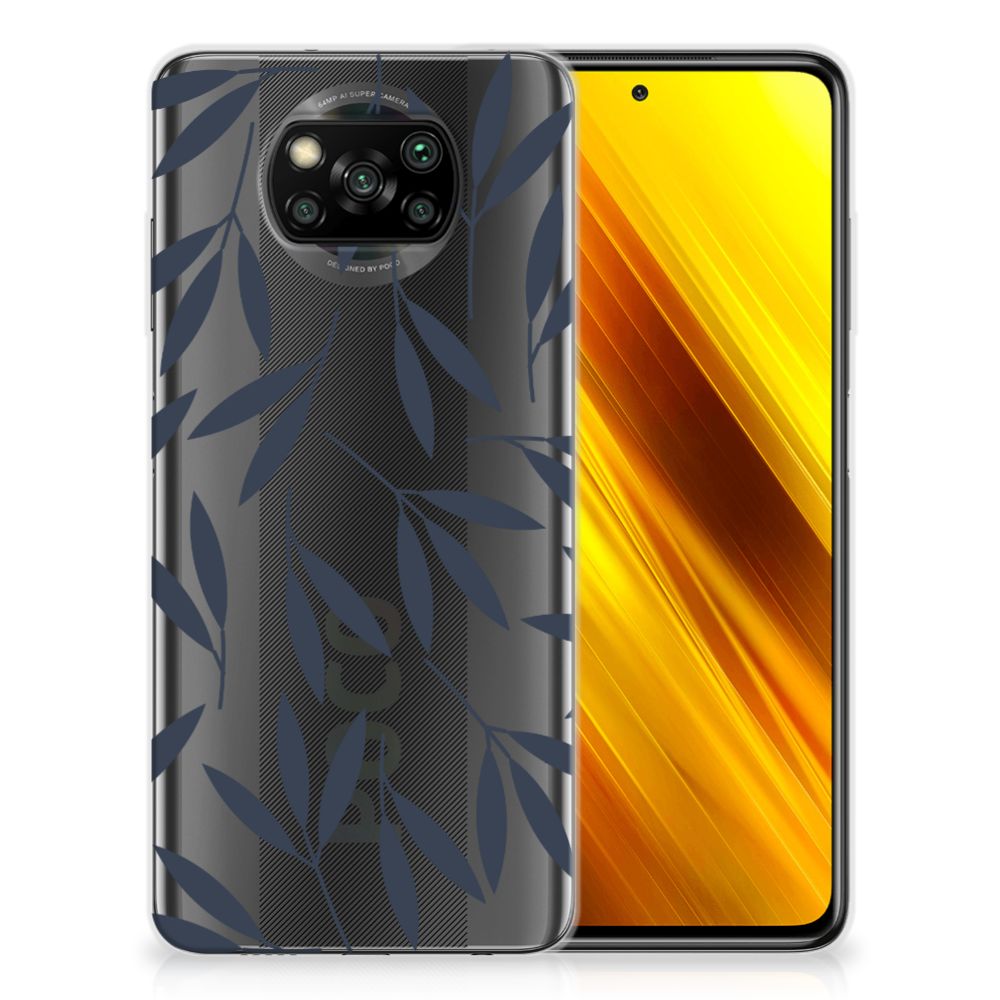 Xiaomi Poco X3 | Poco X3 Pro TPU Case Leaves Blue B2C Telecom