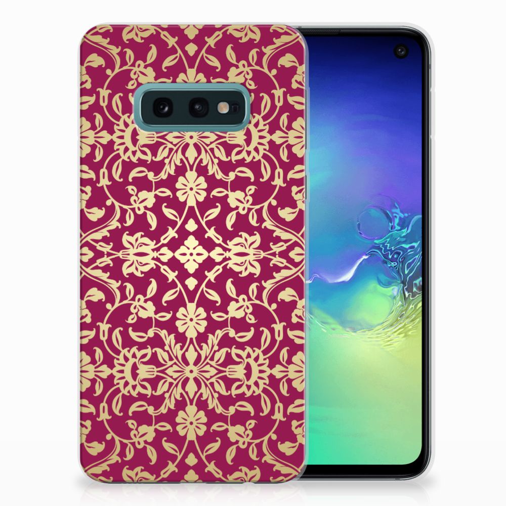 Siliconen Hoesje Samsung Galaxy S10e Barok Pink