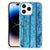 Apple iPhone 14 Pro Max Stevig Telefoonhoesje Wood Blue